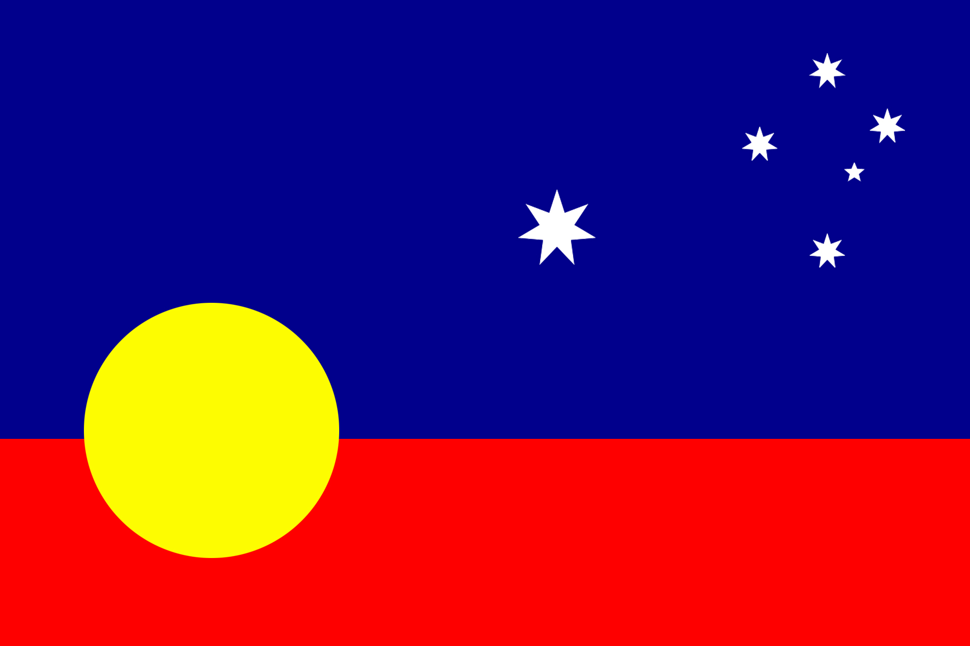 the Australian flag
